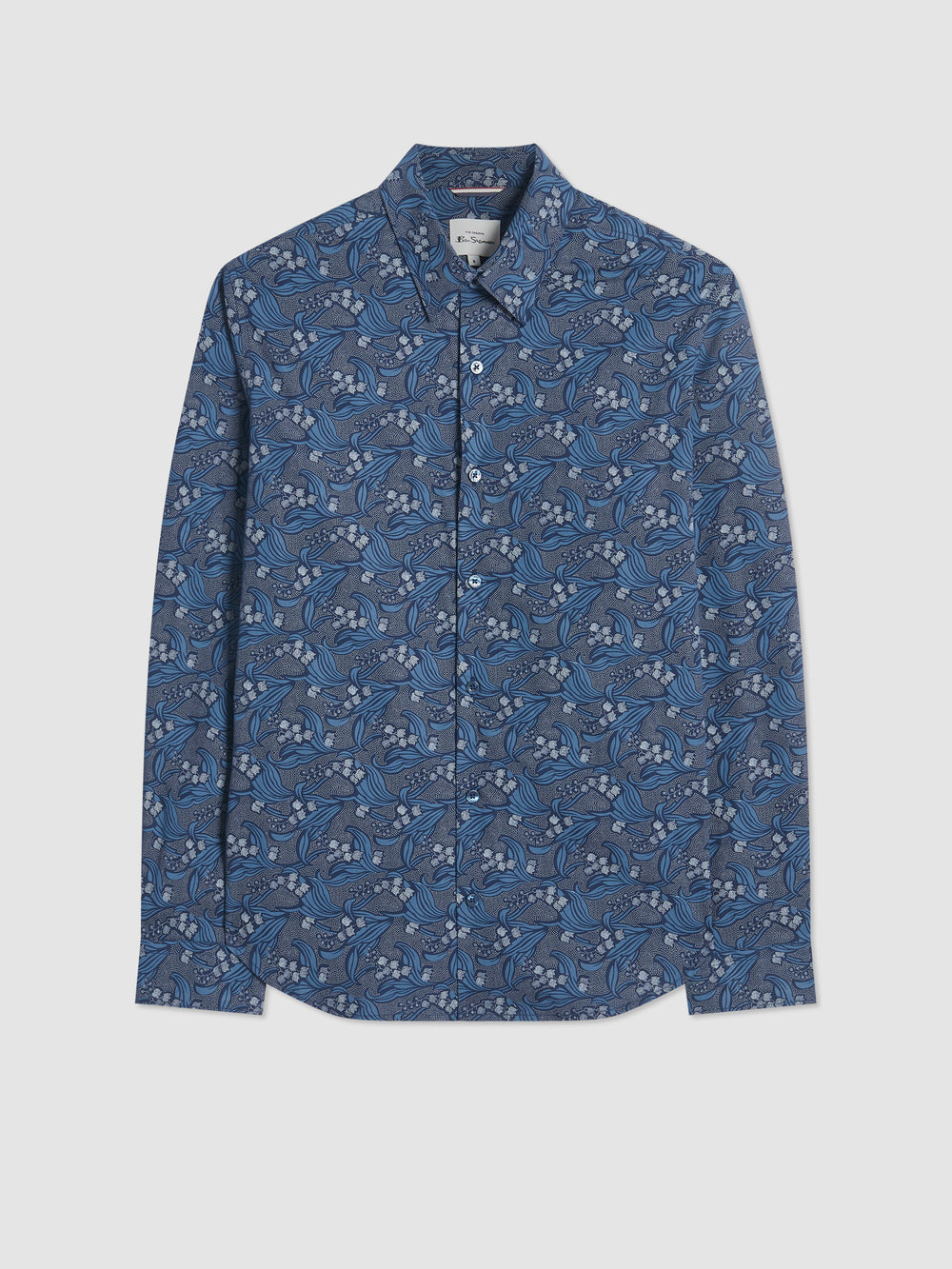 Chemises Ben Sherman Art Nouveau Floral Bleu Marine | VIM-80634937